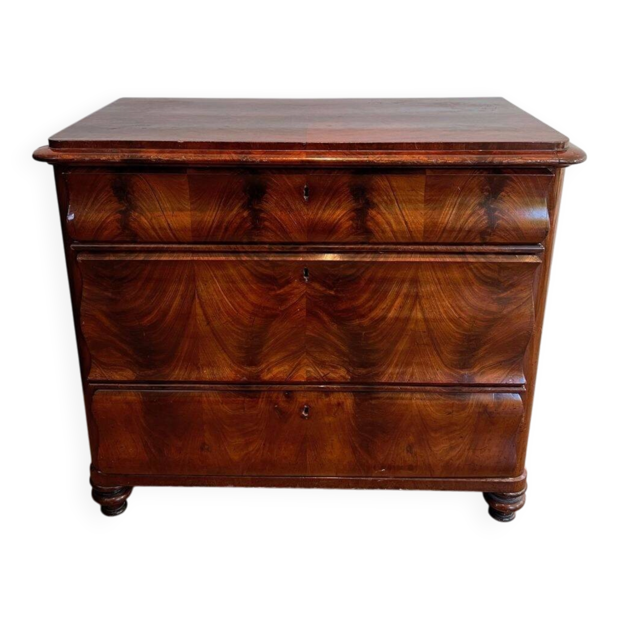 Three-Drawer Mahogany Commode, France, circa 1820