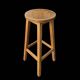 Moroccan handmade stool 70cmx30cm