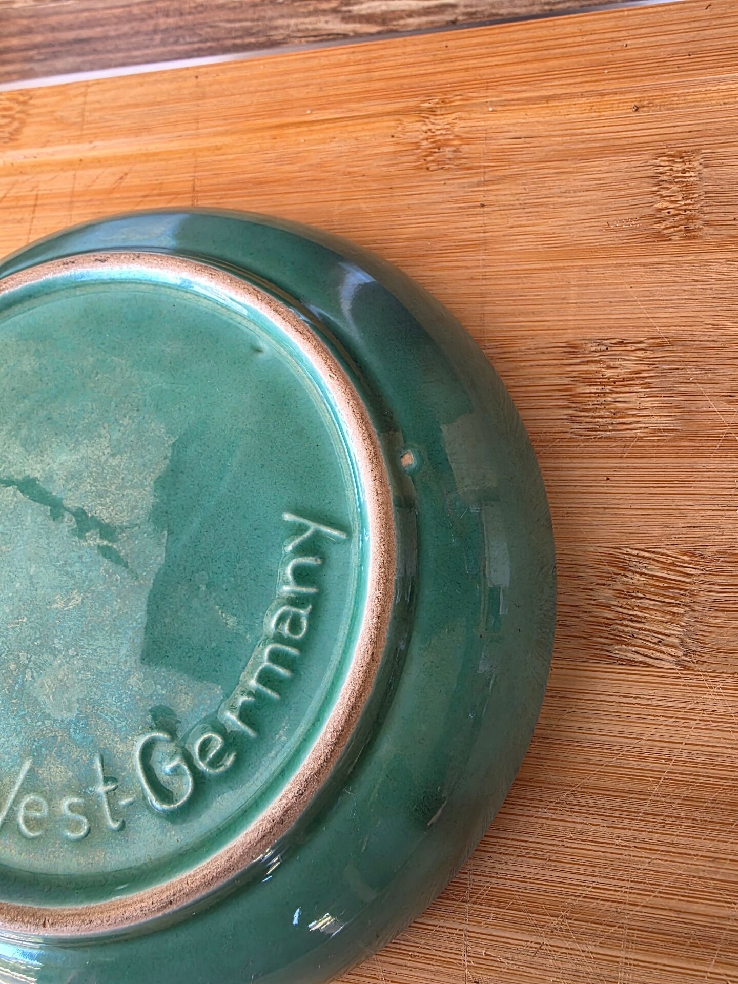 Vintage bowl West Germany star design 3 branches Mercedes