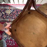 Set 4 vintage mismatched bistro chairs 50