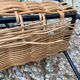 Raoul Guys vintage wicker magazine holder
