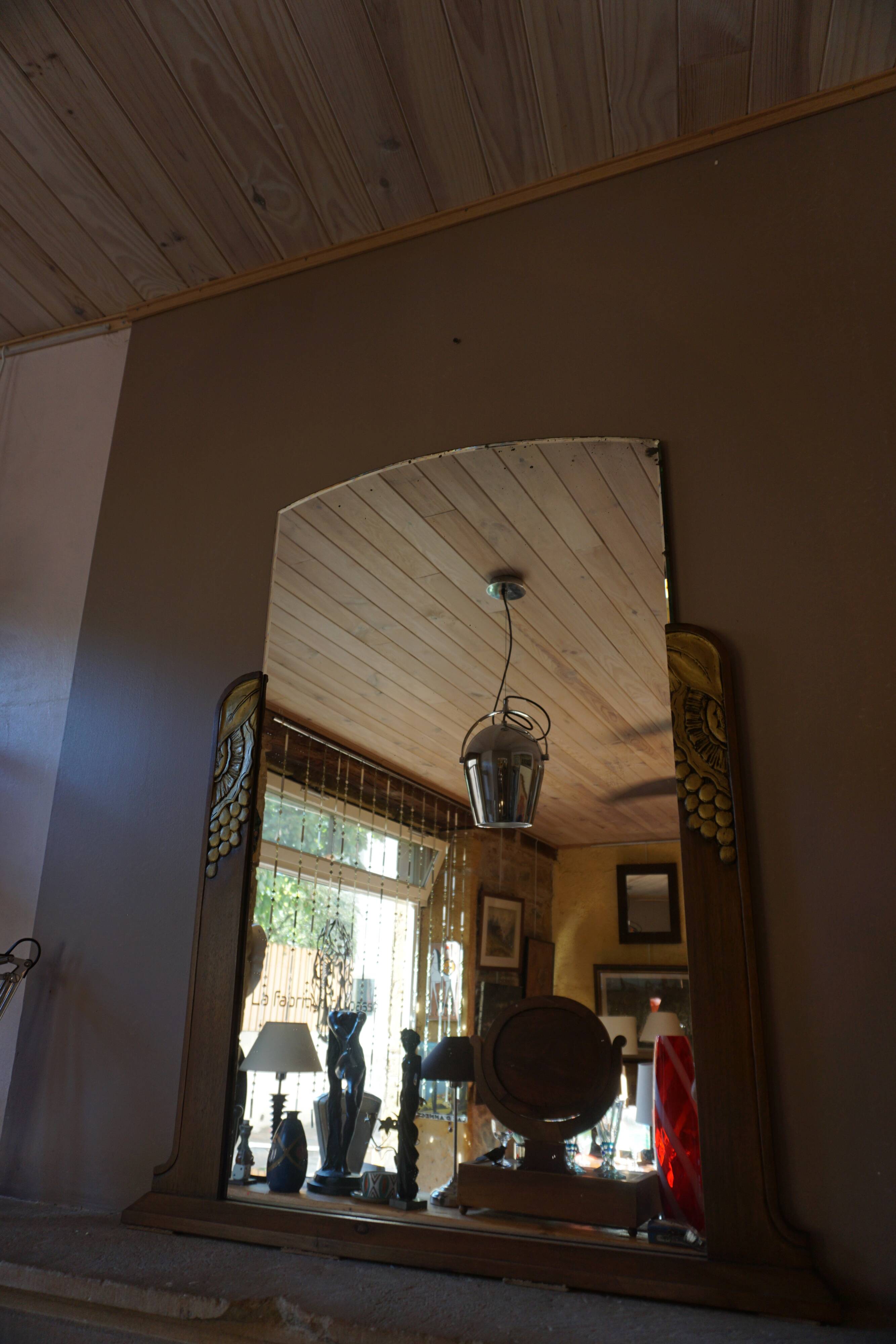 Miroir trumeau art déco
