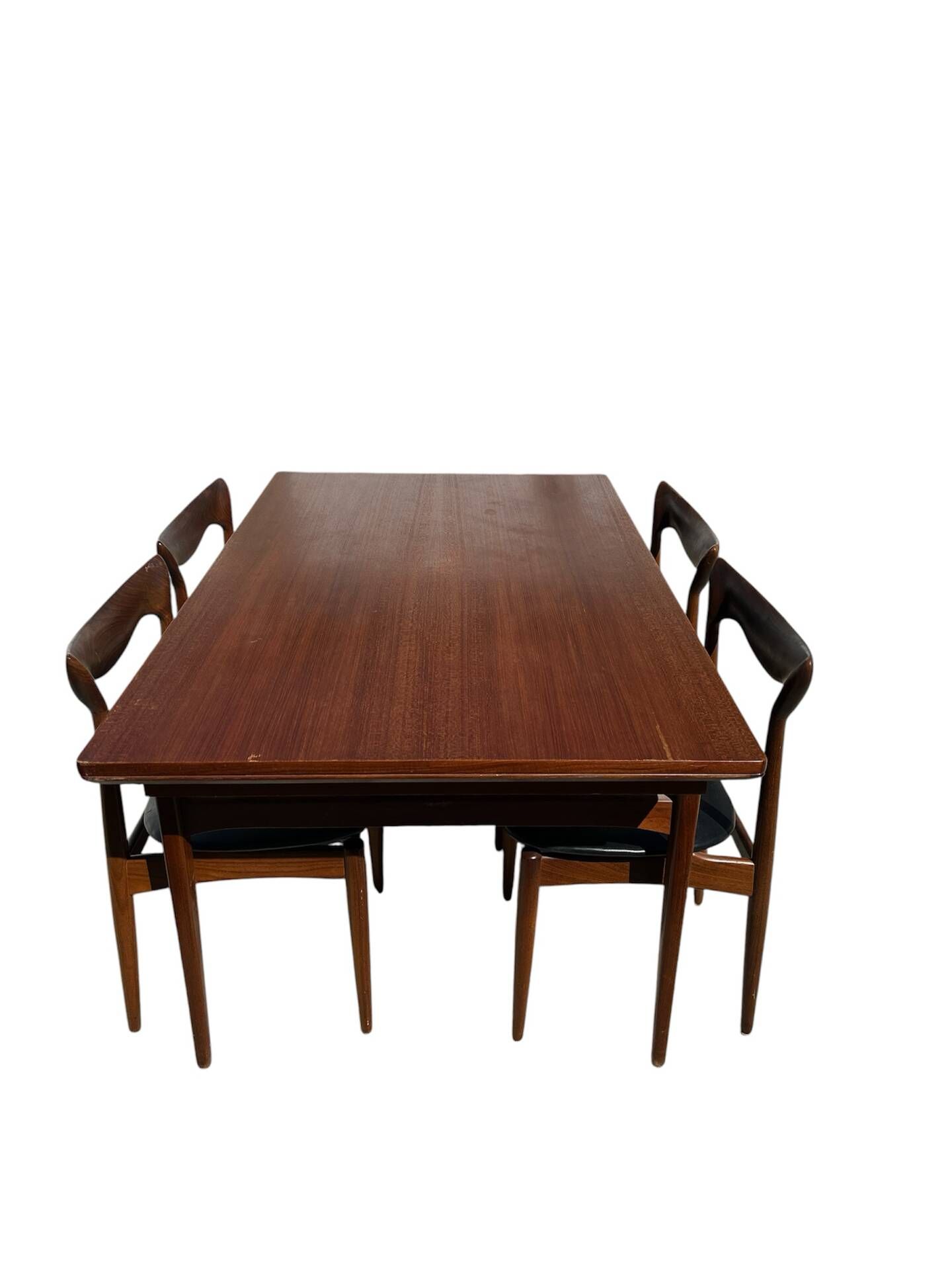 Ensemble salle à manger scandinave teck /chaises Samcom année 60