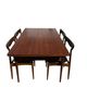 Ensemble salle à manger scandinave teck /chaises Samcom année 60