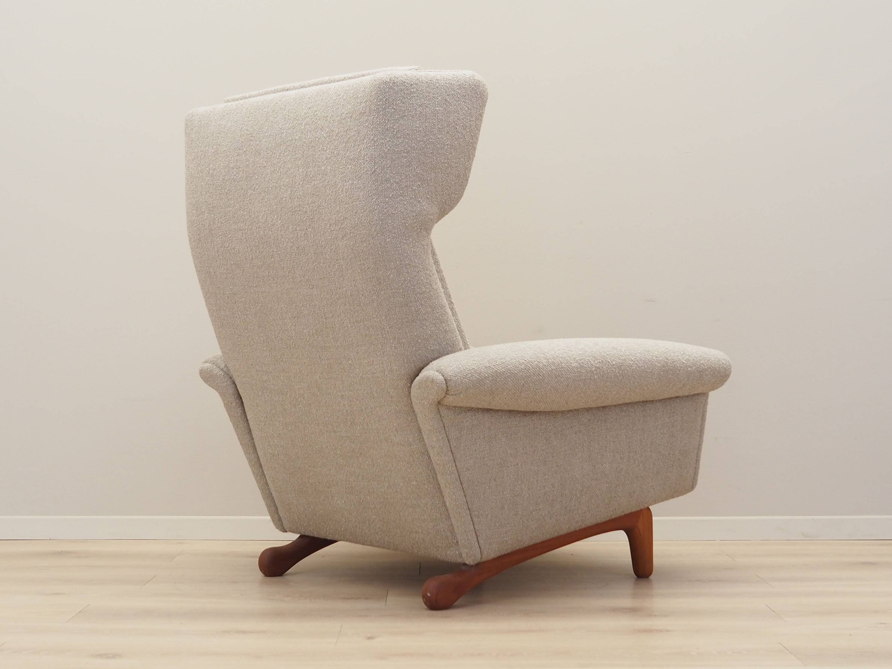 Teak armchair, Danish design, 1960s, designer: Aage Christiansen, production: Erhardsen & Andersen