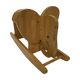 Vintage Swedish design Wooden Rocking Elephant jr  80's design