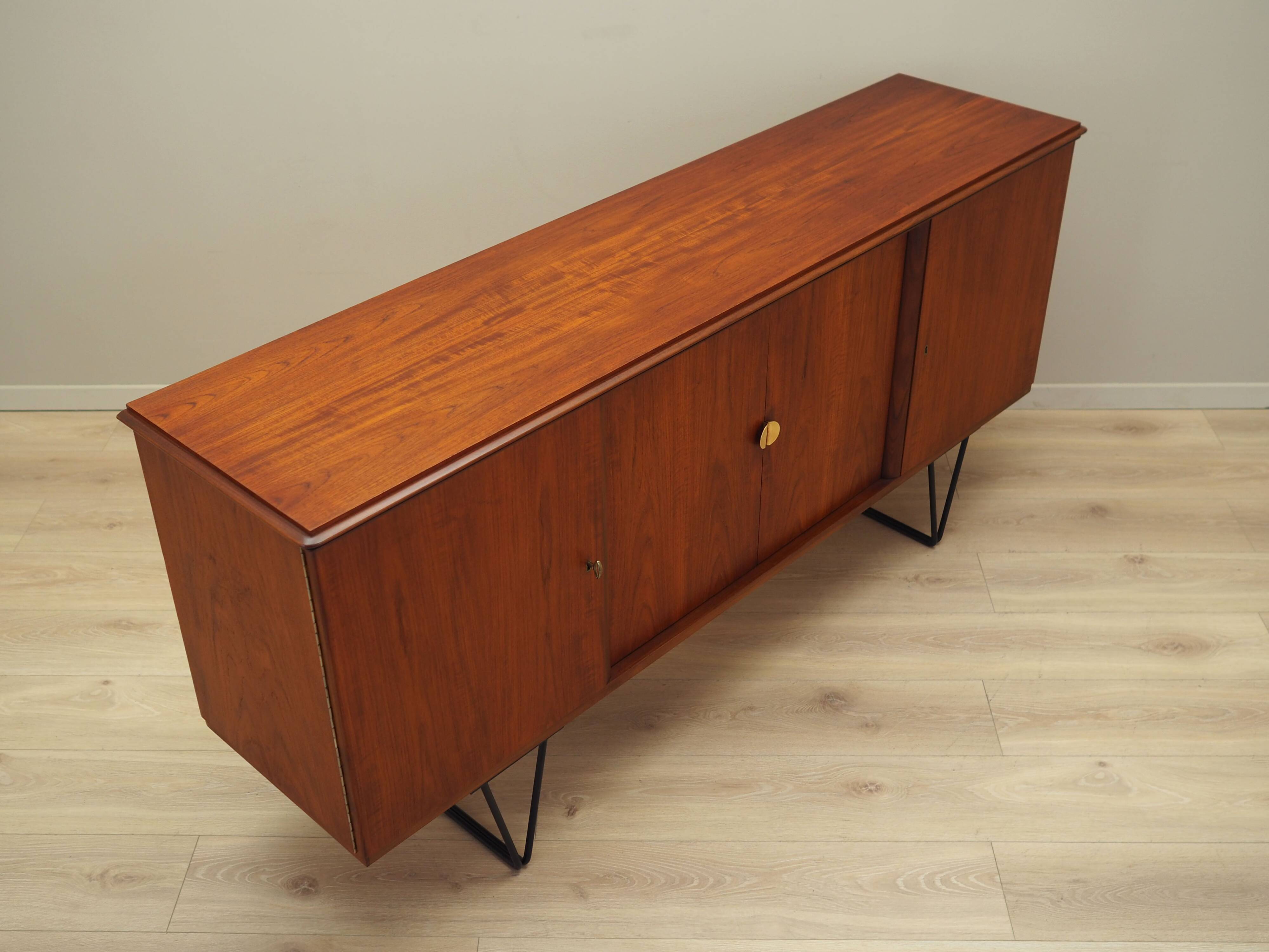 Teak sideboard, Danish design, 1970s, production: Denmark