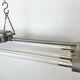 Grey Industrial Hanging Tube Light from Polam Gdansk, 1970s