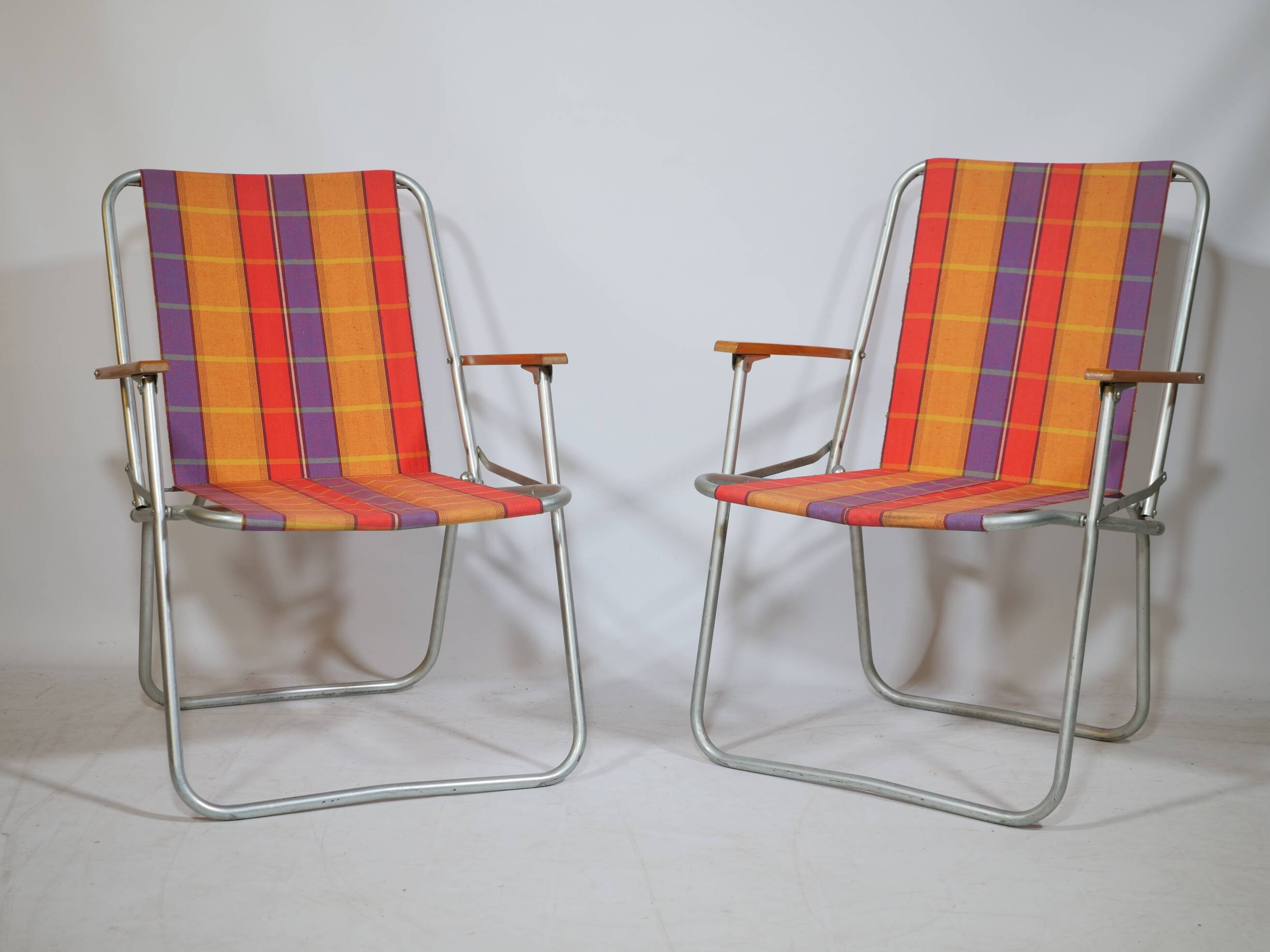1960s Vintage Folding Camping Chairs
