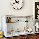 Old stainless steel window