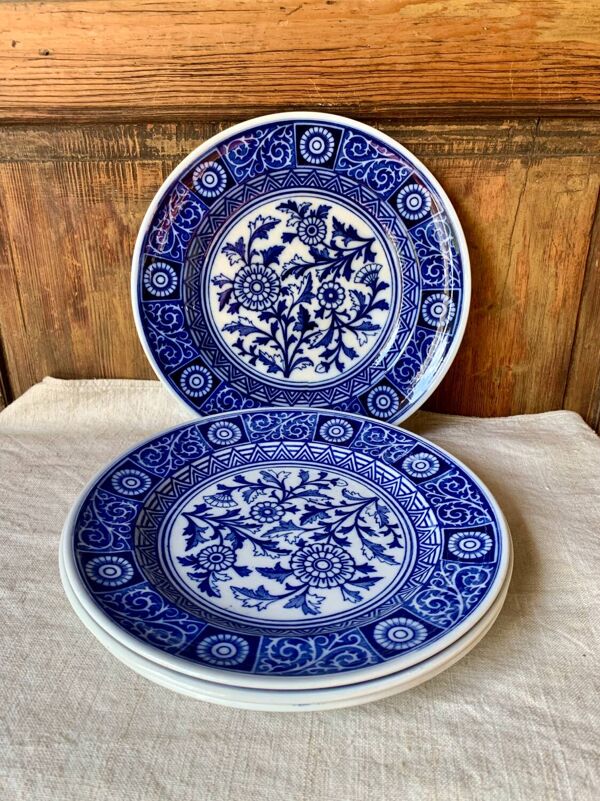 Assiettes anglaises 19eme Minton