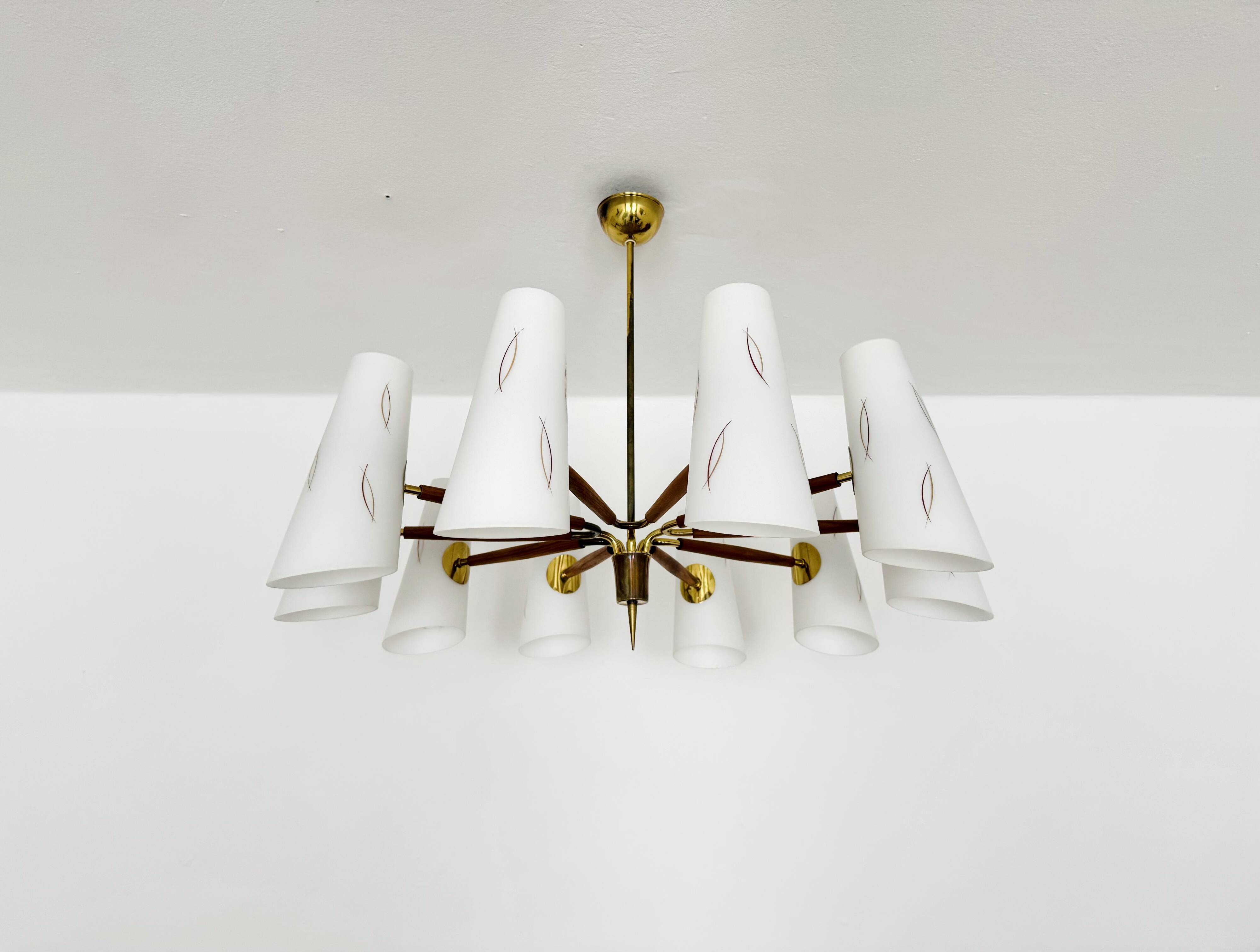 Lustre XL en laiton de Rupert Nikoll