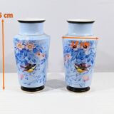Paire de Vases en Porcelaine – Milieu XIXe