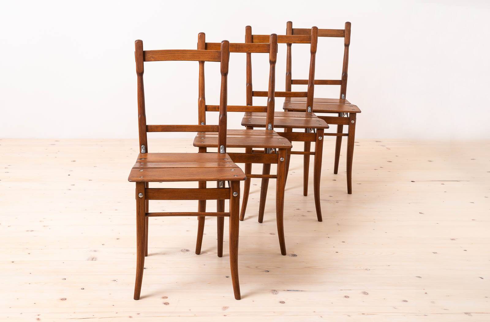 Set of 8 Dining or Inn Chairs, Valentin Jadrníček, Early 20th Century