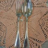 5 pairs of silver-plated cutlery