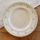 Antique flat plate, Longwy ironstone, Violetta model.
