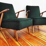Pair of Armchairs, Tatra Nabytok, Czechoslovakia, 1960s