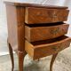 Louis XV style marquetry bedside table with floral flower