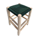 Contemporary Moroccan stool handmade in nylon rope and wood