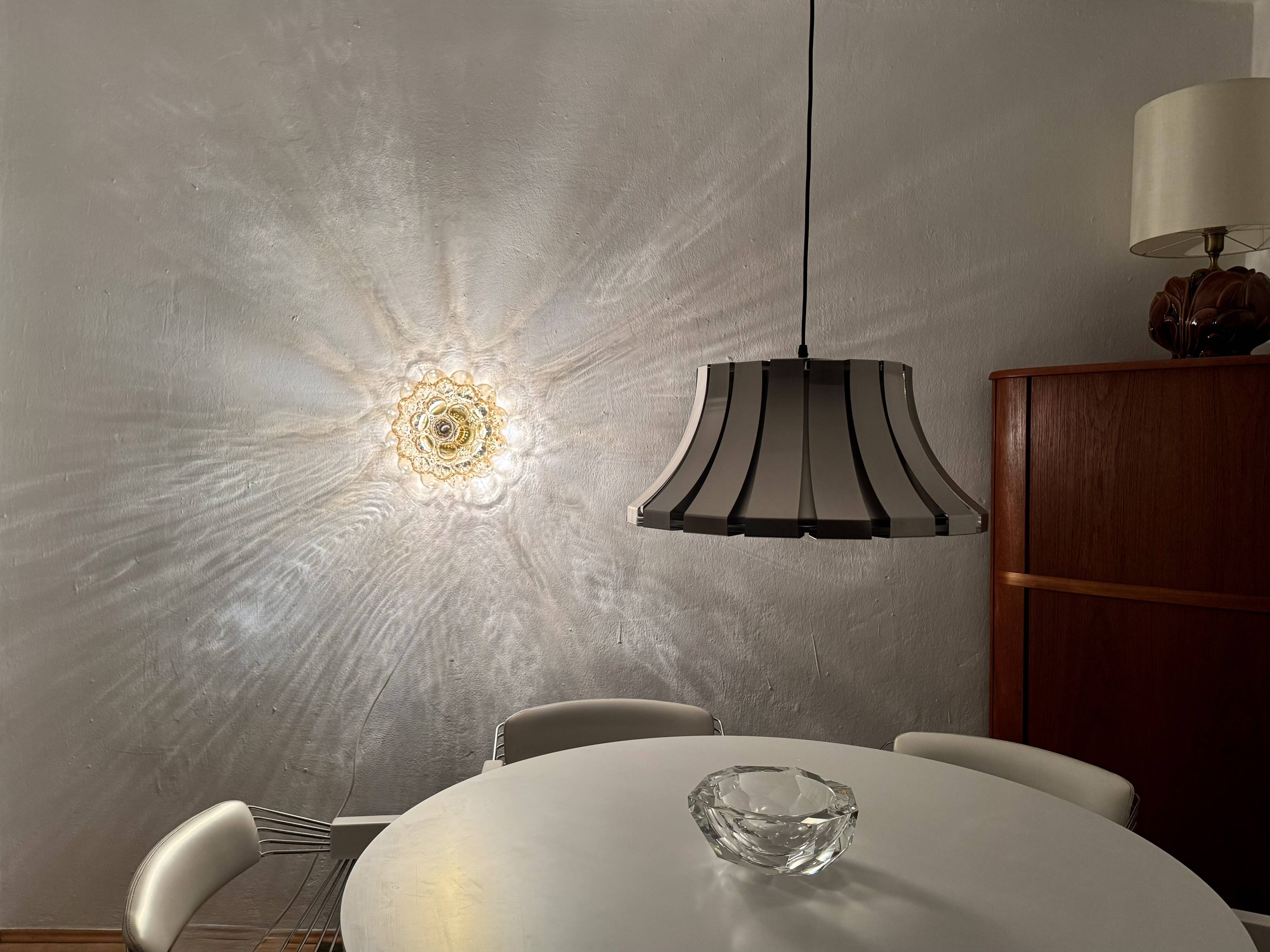 1 of 7 Large Bubble Glass Wall Lamps or Flush Lights by Helena Tynell