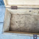 Trunk chest in raw wood