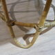Table basse ou d'appoint ronde rotin