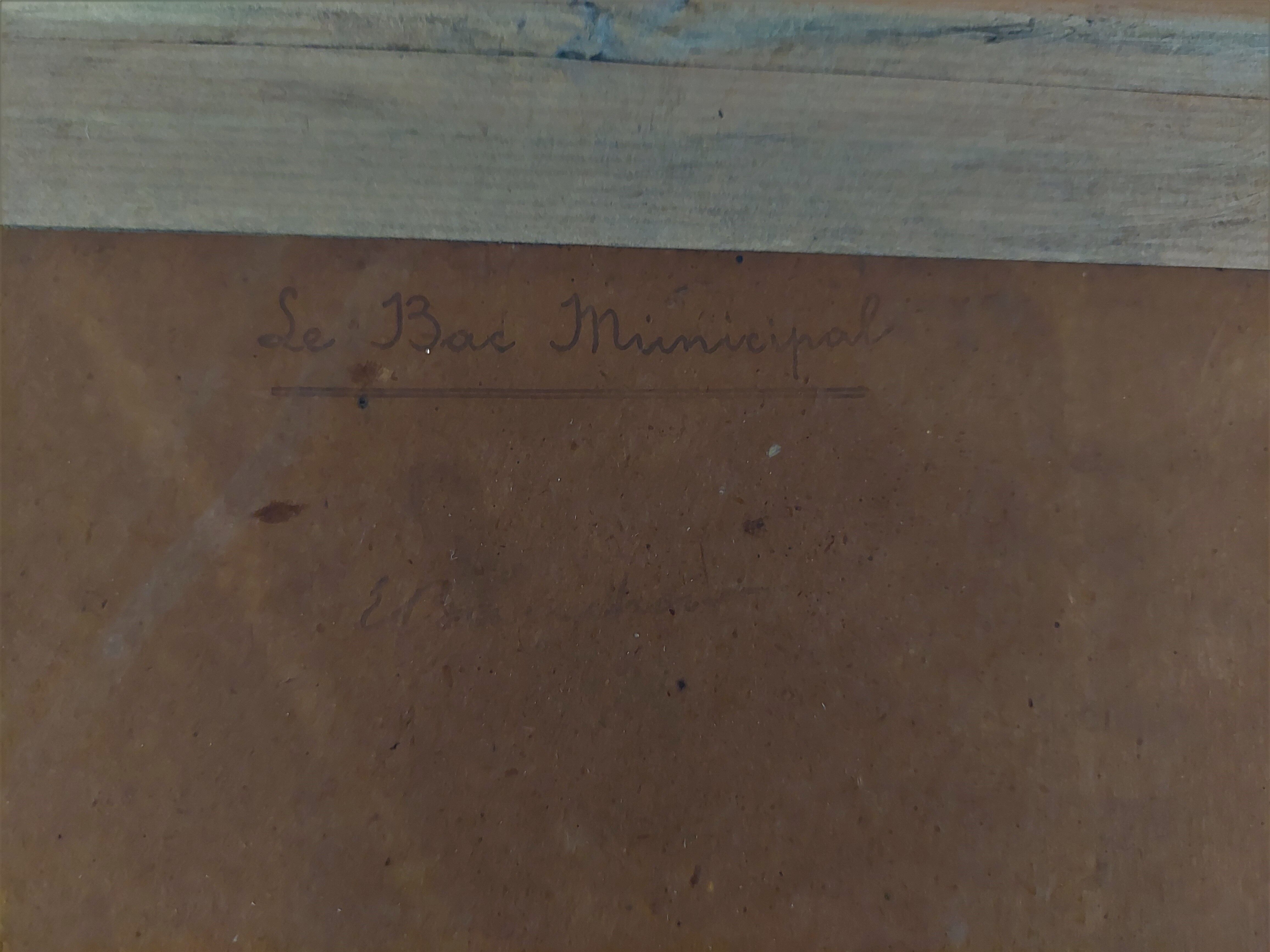 Oil painting on marine panel