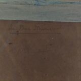 Oil painting on marine panel