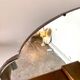 7-drawer wooden dressing table with beveled mirror 1950s