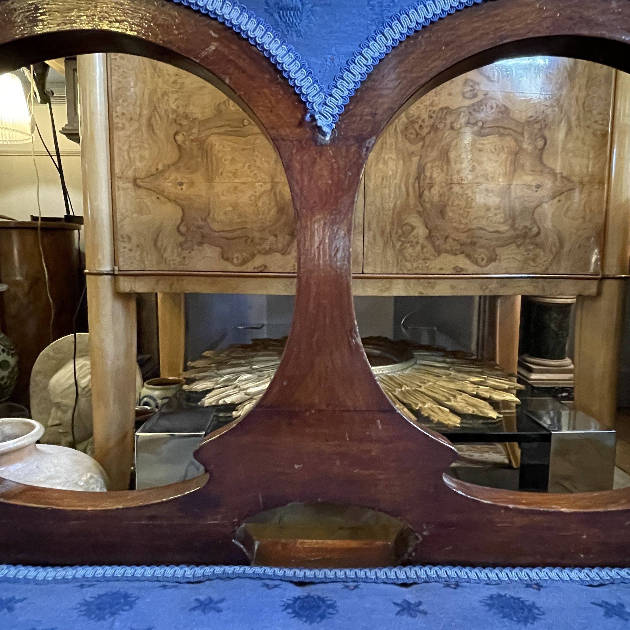 Salon Art Nouveau complet, 1 canapé + 2 fauteuils + 2 chaises, ca 1900