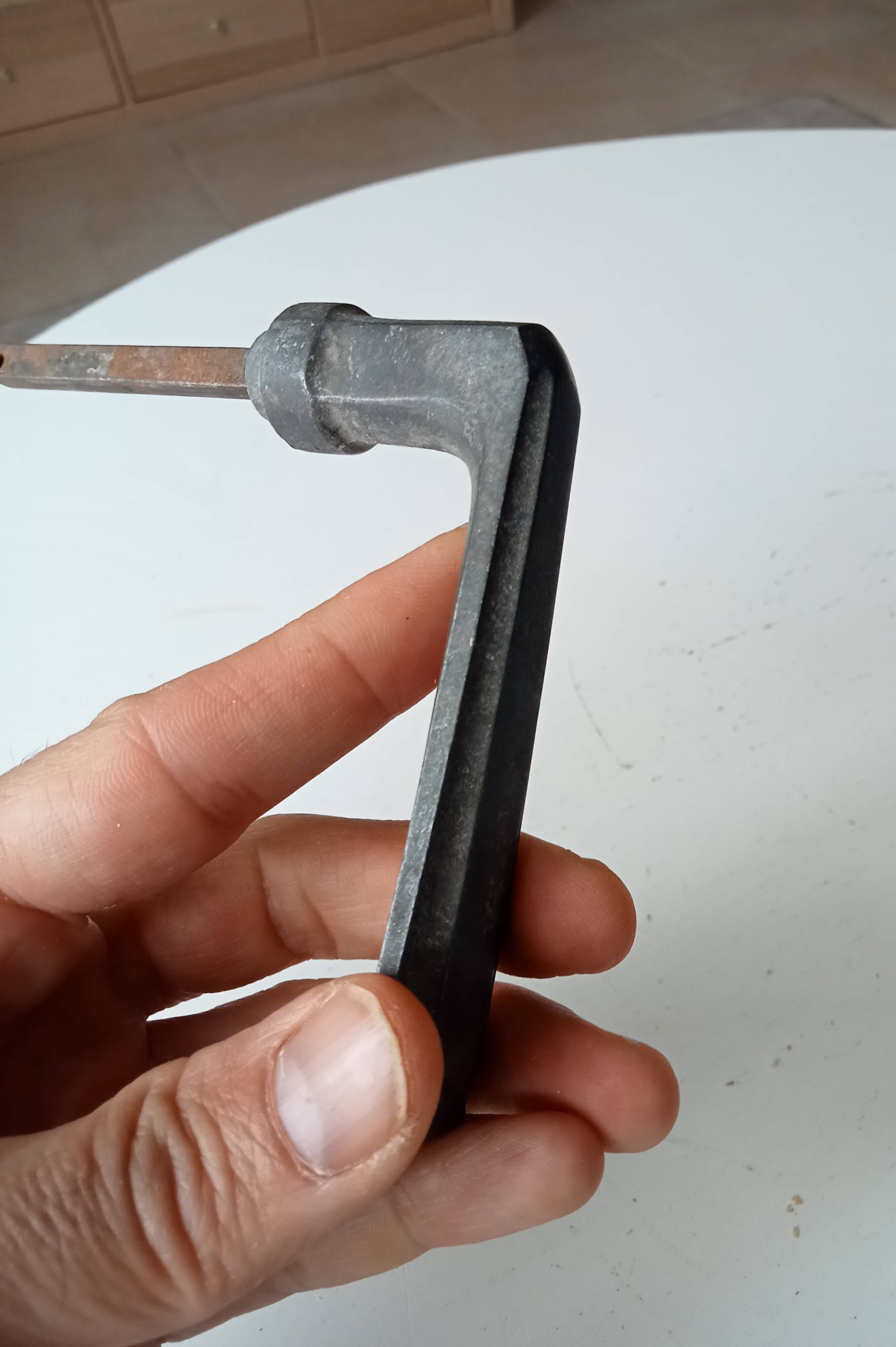 Art Deco door handle lever