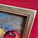 1920s table "3 apples" signed Devillaire