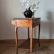 Louis XV style console in cherry wood, 20th century.
