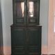 Vaisselier, buffet vintage vert
