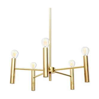 Vintage Scandinavian Chandelier By Svend Mejlstrøm For Mejlstrøm Belysning, 1960s