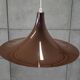 Brown pendant lamp, Danish design, 1960s, production: Denmark