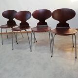 Chaises à manger Ant par Arne Jacobsen pour Fritz Hansen, années 1950