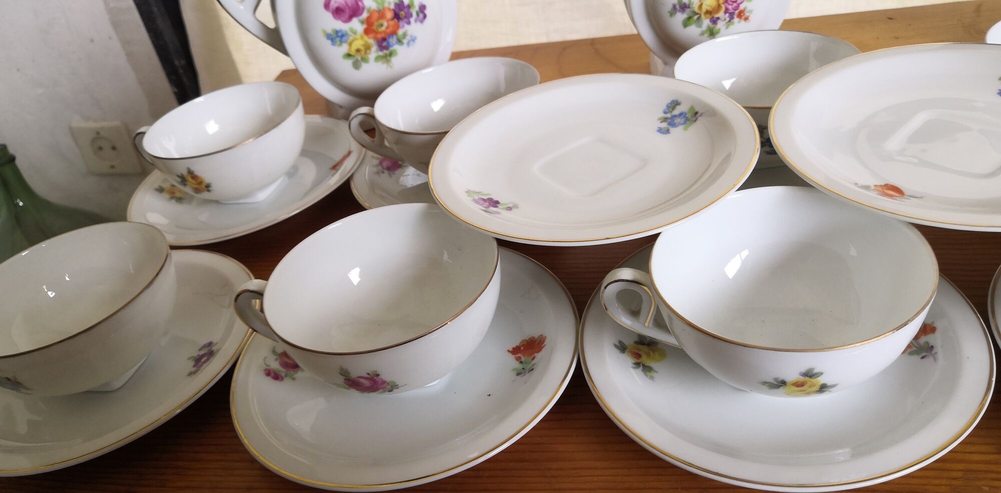 Epiag porcelain coffee service art deco czechoslovakia vintage 1920 1930