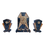 Art Deco marble clock