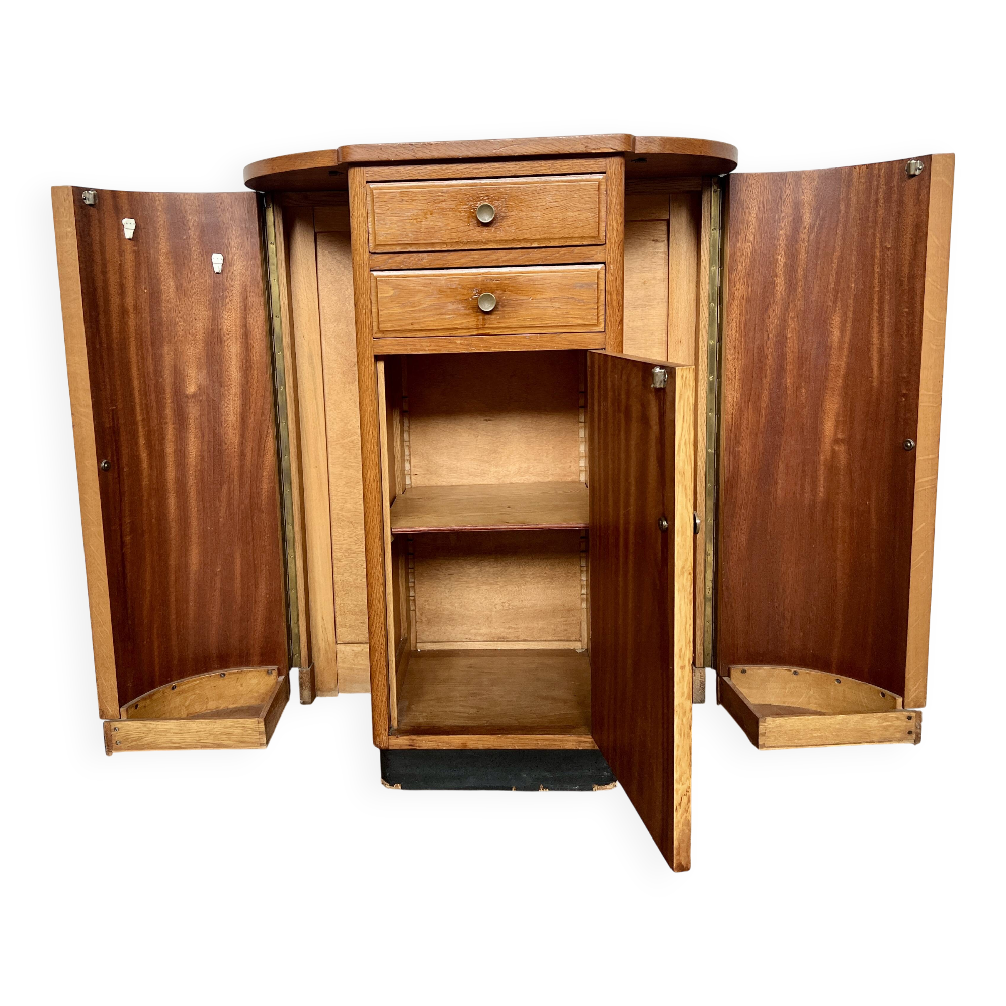 ✨ Stunning Art Deco oak cabinet – 1950s ✨