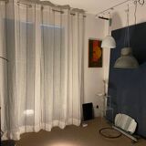 White Murano glass lamp