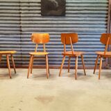 Set of 4 chairs edited by ton 1960