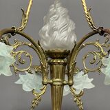 Empire style chandelier.