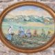 Oil Painting on Panel Landscape Flower Picking Pyrenees Gil Valota