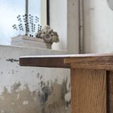 XXL solid oak table 3m2