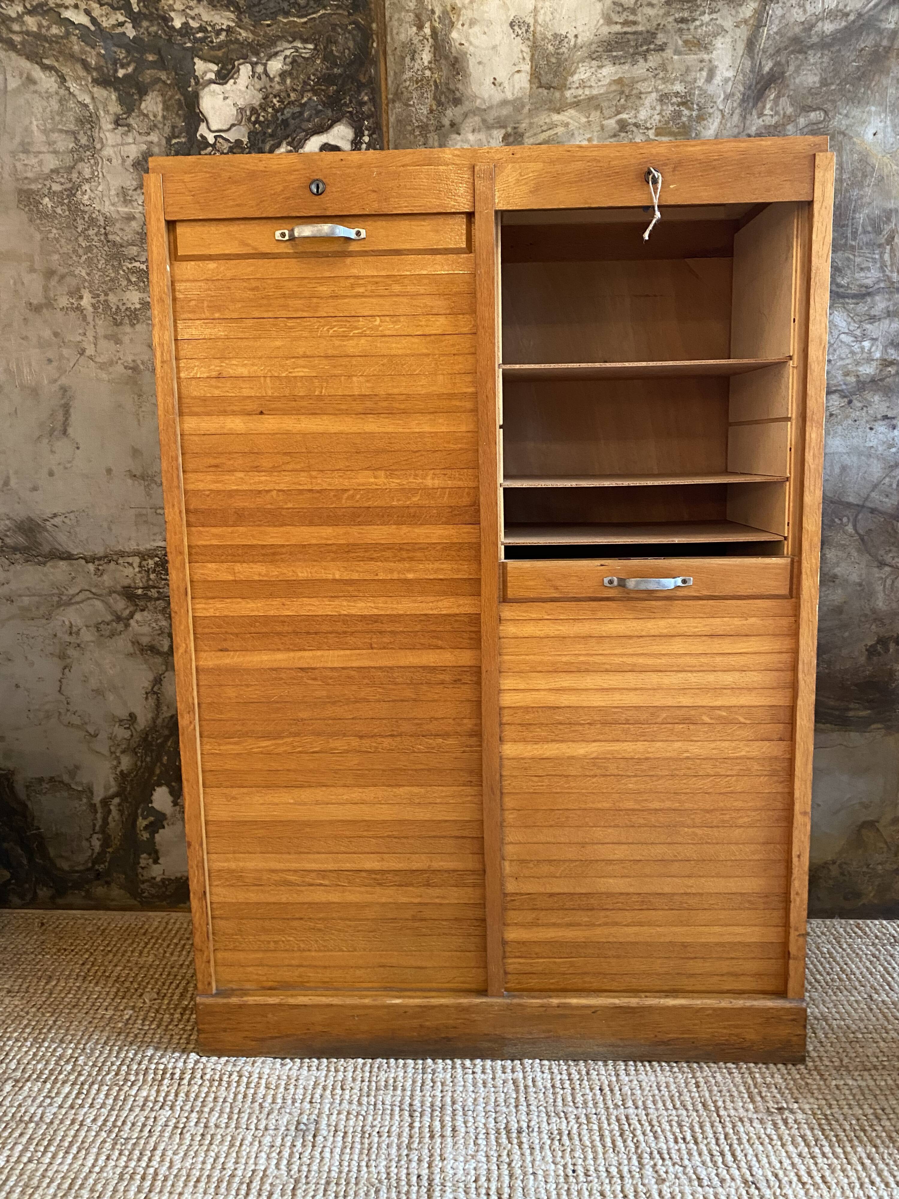 Notary furniture oak filing cabinet
