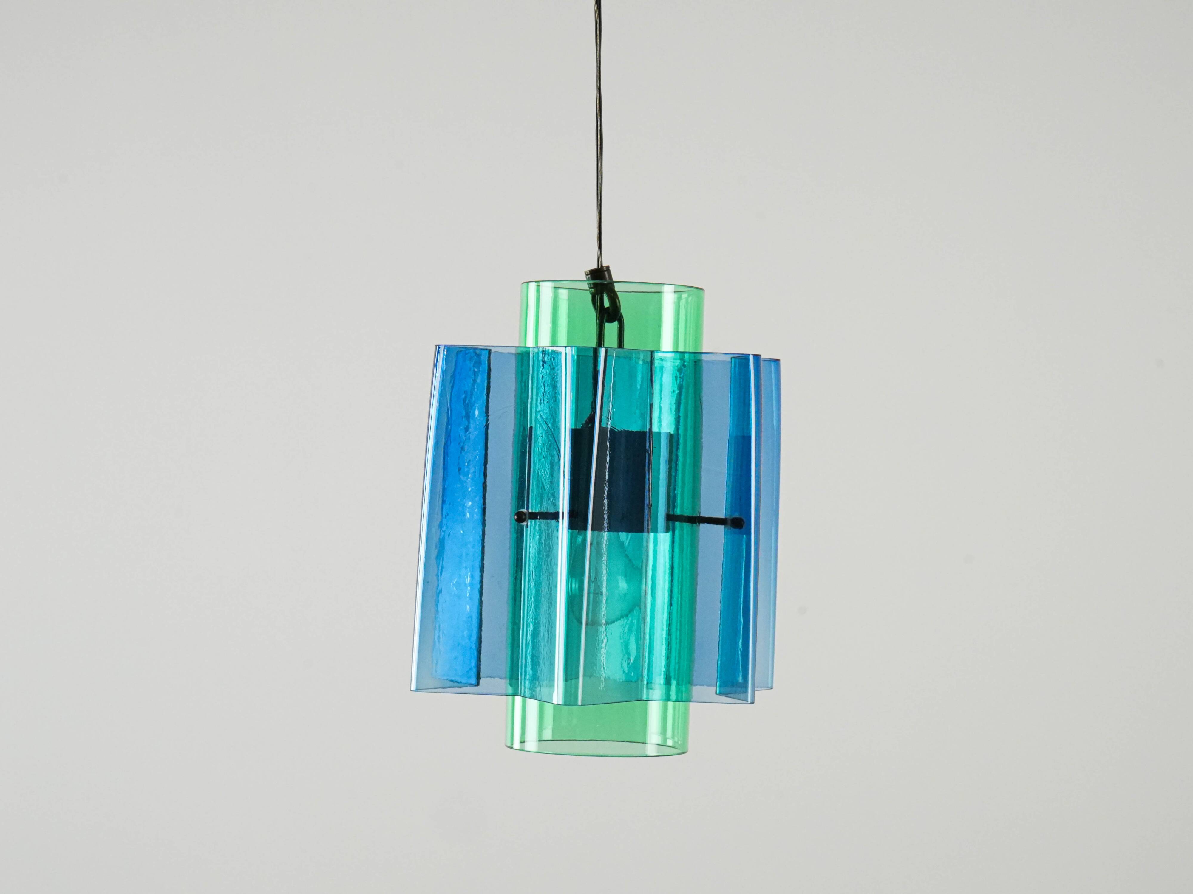 Pendant lamp, Italian design, 1970s, manufactured in Italy