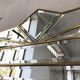 Italian design milked gold mirror