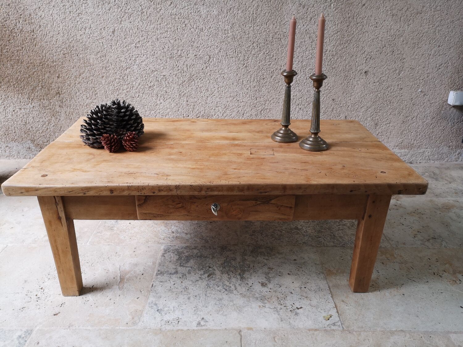 Wooden coffee table
