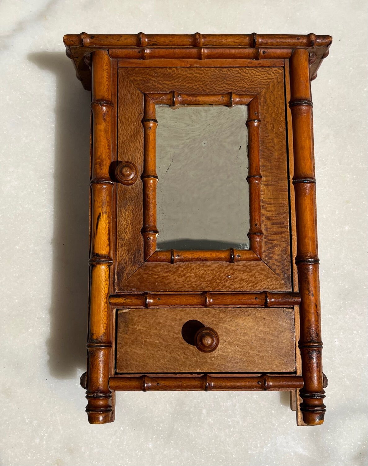 Doll wardrobe 1900 bamboo